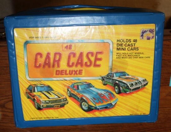 CAR CARRYING CASE WITH CARS | Art, Antiques & Collectibles Toys Diecast ...