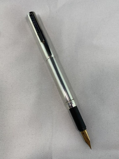 STERLING SILVER DUNHILL FOUNTAIN PEN