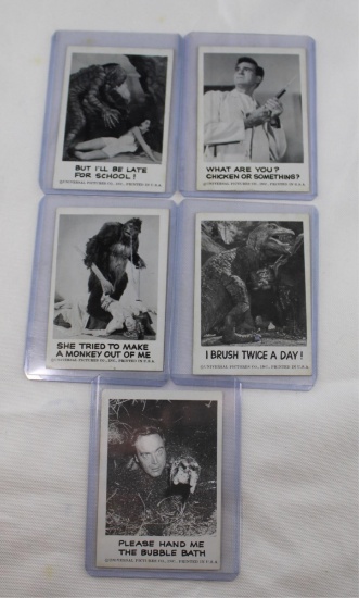 5 ---1961 SPOOK STORIES CARDS