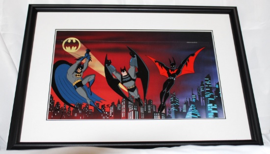 LITHOGRAPH OF BATMAN THROUGH THE YEARS