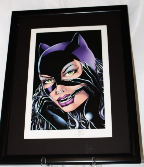 SIGNED CATWOMAN LITHOGRAPH
