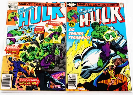 TWO COMIC BOOKS OF THE INCREDIBLE HULK