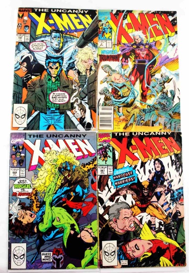 FOUR X-MEN COMIC BOOKS