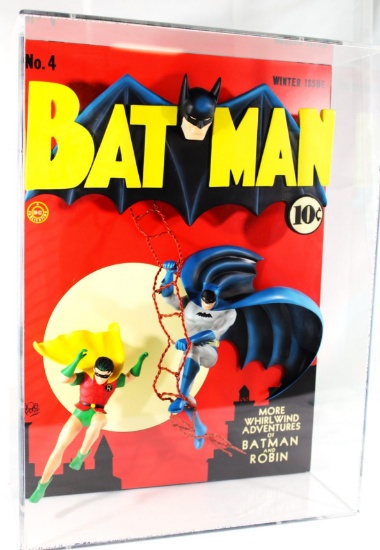 NO. 4 BATMAN AND ROBIN 3-D COMIC BOOK "COVER"