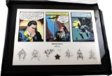 NUMBERED AND FRAMED PRINT OF BATMAN