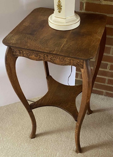 TWO TIER SIDE TABLE