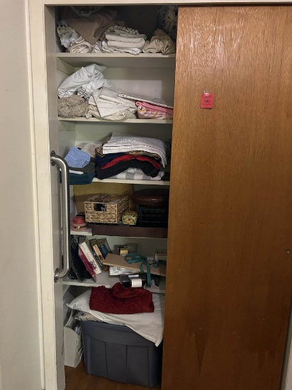 CONTENTS OF LINEN CLOSET