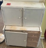 DIMINUTIVE CHILD'S VINTAGE PLAY CABINET