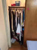 CONTENTS OF THE CLOSET IN MASTER BEDROOM