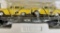 3 RAILKING FLAT CARS WITH LOADS