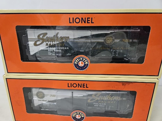2 LIONEL LCCA BOXCARS