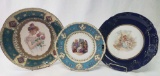 THREE PORCELAIN CABINET PLATES