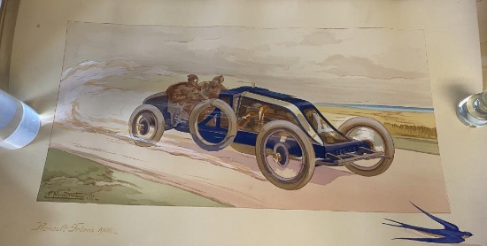 MONTAUT PRINT RENAULT FRERES 1908