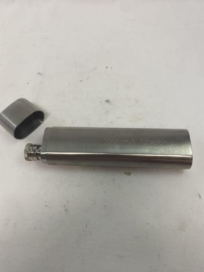 ZIPPO STAINLESS STEEL FLASK AND CIGAR CASE - COOL