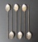 SET OF DANISH SILVER ICE TEA SIPPING STRAWS