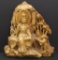 ANTIQUE CHINESE YELLOW JADE SCULPTURE