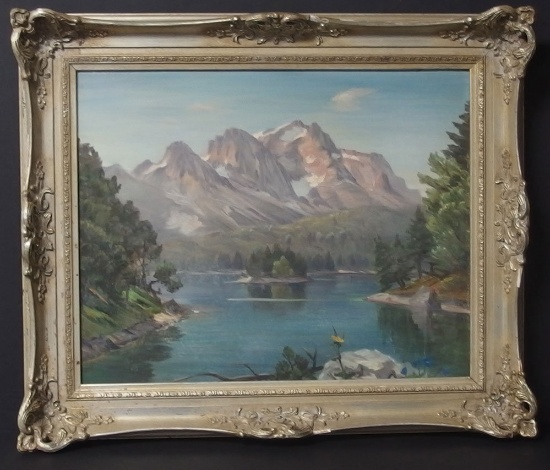 ANSO WEISE MOUNTAIN LANDSCAPE PAINTING