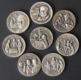 COLLECTION OF LONGINES STERLING MEDALS