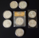 COLLECTION OF AMERICAN SILVER EAGLE COINS