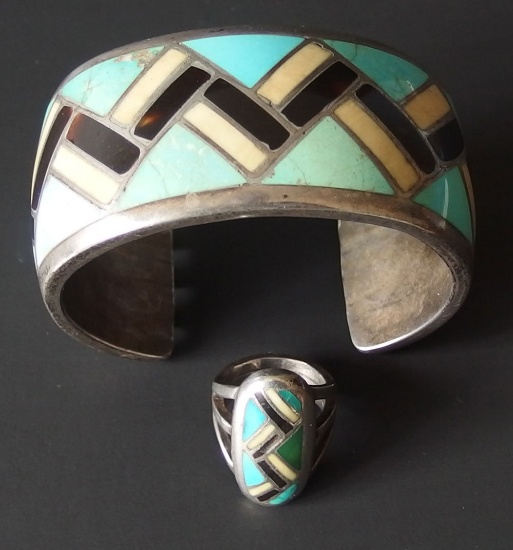 ZUNI CUFF BRACELET & RING