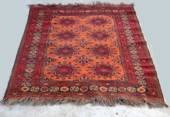 VINTAGE PERSIAN TURKAMAN RUG