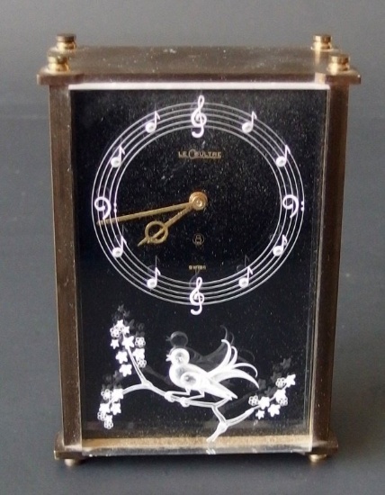 LE COULTRE MUSICAL DESK ALARM CLOCK