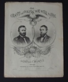 1868 GRANT & COLFAX SHEET MUSIC