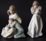 TWO LLADRO PORCELAIN FIGURINES (2)