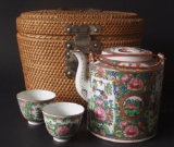 CHINESE FAMILLE ROSE TEASET