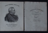 ORIGINAL 1847 GEN. ZACHARY TAYLOR SHEET MUSIC