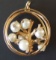 VINTAGE 14KT GOLD & PEARL 'TREE' PENDANT