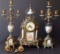 FRENCH H&H 3 PIECE CLOCK SET