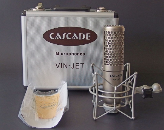 CASCADE VIN-JET S/N 136 STUDIO MICROPHONE W/CASE