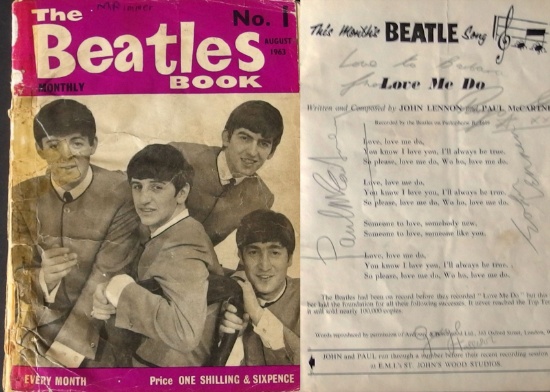 AUTOGRAPHED BEATLES BOOK NO.1 AUTHENTICATED