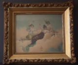 VICTORIAN DANCING NYMPHS PRINT