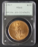 1927 $20 MS-60 ST. GAUDENS DOUBLE EAGLE GOLD COIN