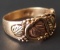 ANTIQUE 14KT BLACK HILLS GOLD FLORAL RING