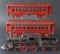 HUBLEY CAST IRON FLOOR TOY TRAIN SET