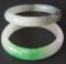 PAIR OF CHINESE JADE BANGLES