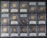 COLLECTION OF PCGS PR69D CAM 25C COINS