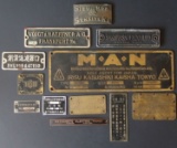 GERMAN & JAPANESE FACTORY PLAQUES