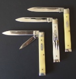 THREE (3) CASE XX DOCTOR'S KNIVES