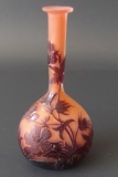 GALLE CAMEO GLASS BUD VASE