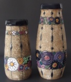 PAIR OF AUSTRIAN AMPHORA VASES