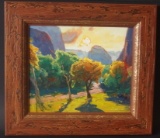 TAYLOR LYNDE WESTERN OIL PAINTING