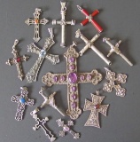 COLLECTION STERLING SILVER CROSSES