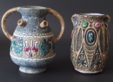 PAIR OF AMPHORA CAMPINA VASES