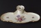 GERMAN PORCELAIN INKSTAND