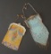 TWO VINTAGE MESH & ENAMEL PURSES