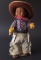 COMPOSITION COWBOY BROWN SKIN DOLL